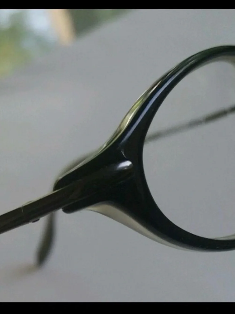 Jones New York Black Plastic & Metal Frame Eyeglasses 47-18-135 Office Siren 90s